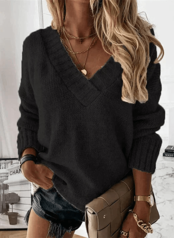 Lora | Dames Trui | Jumper Vest | Sweater Met Ademende En Zachter Materiaal - Sorata