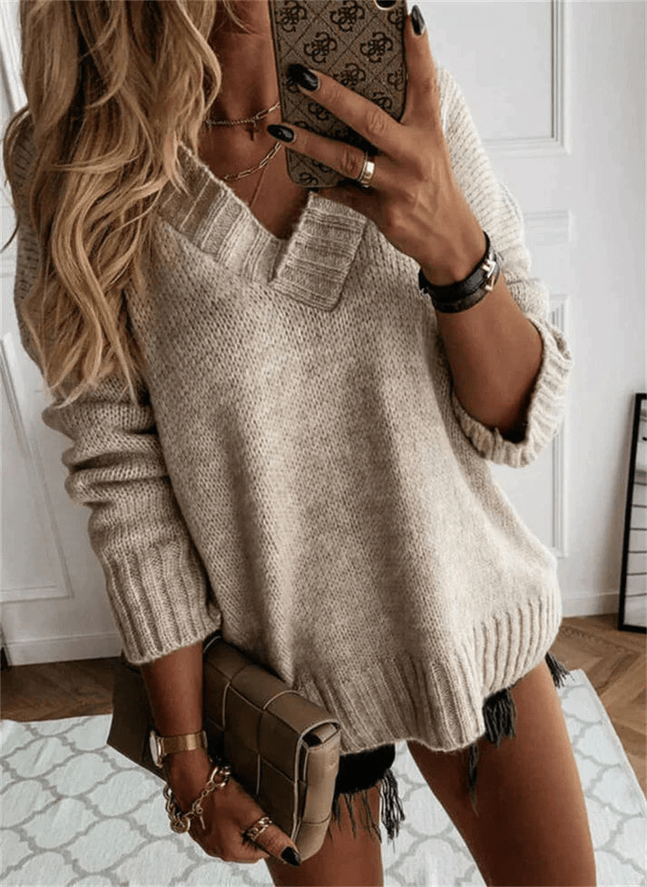 Lora | Dames Trui | Jumper Vest | Sweater Met Ademende En Zachter Materiaal - Sorata