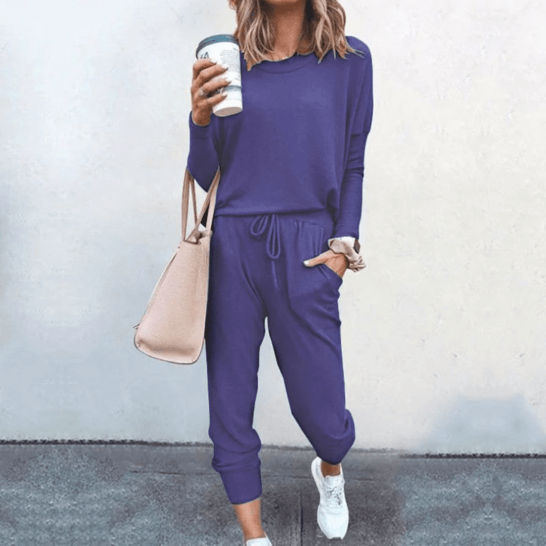 Lorena | Comfortabel Dames Trainingspak | Met Elastische Tailleband - Sorata