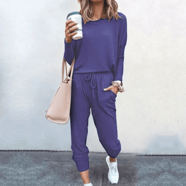 Lorena | Comfortabel Dames Trainingspak | Met Elastische Tailleband - Sorata