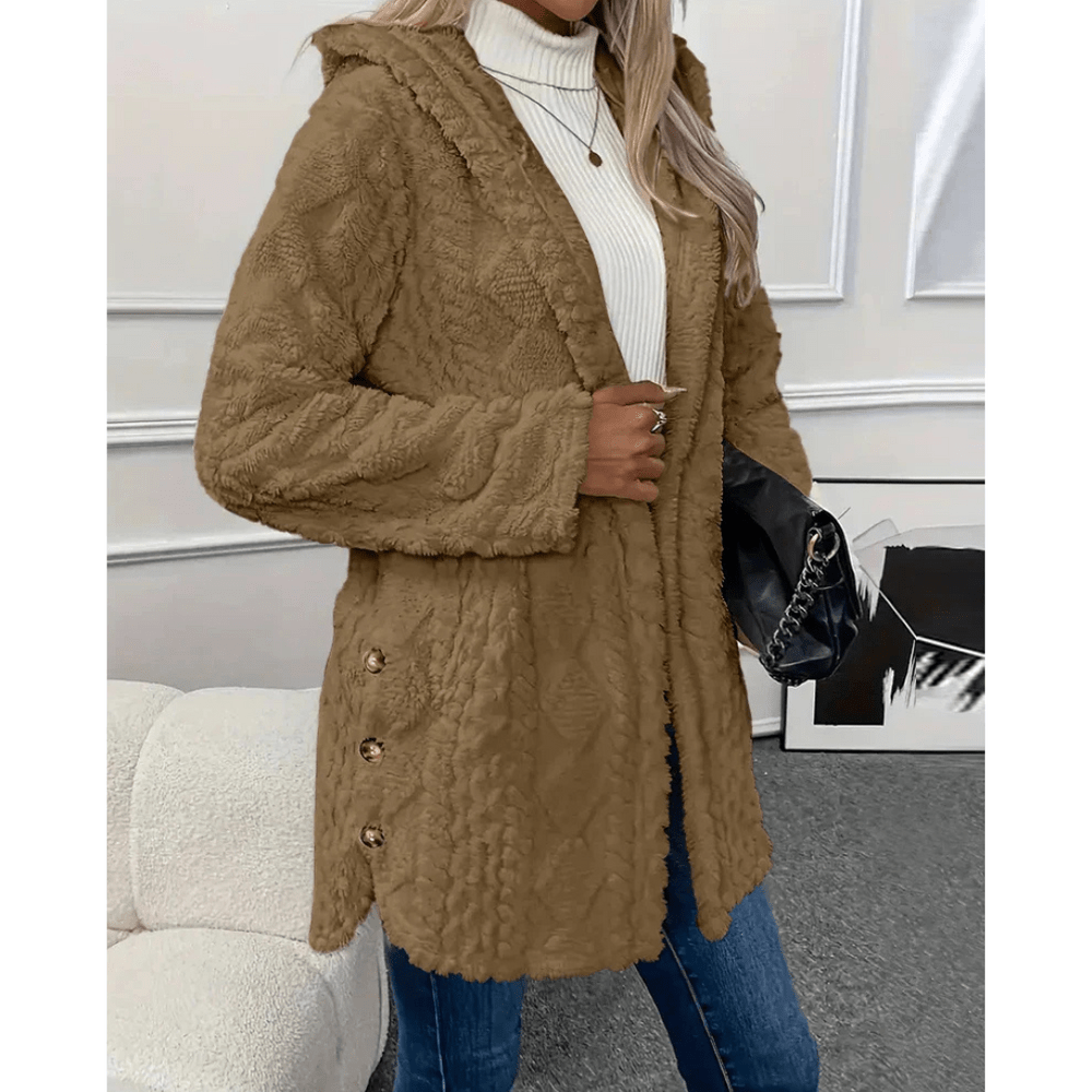 Lourda | Ultrazachte Jas met Capuchon | Dames Sweater - Sorata