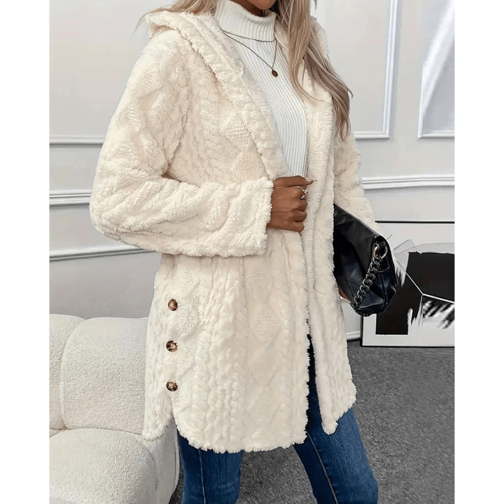 Lourda | Ultrazachte Jas met Capuchon | Dames Sweater - Sorata