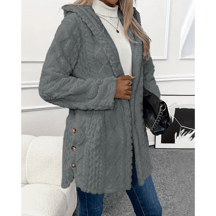 Lourda | Ultrazachte Jas met Capuchon | Dames Sweater - Sorata