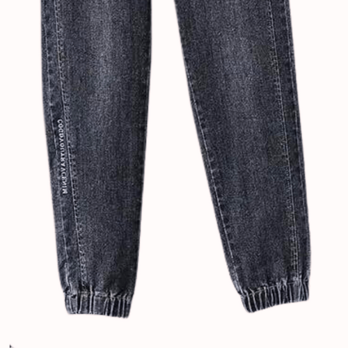 Lucaro - Broek Dames - Casual Damesjeans met Verstelbaar Koord - Comfortabel - Sorata