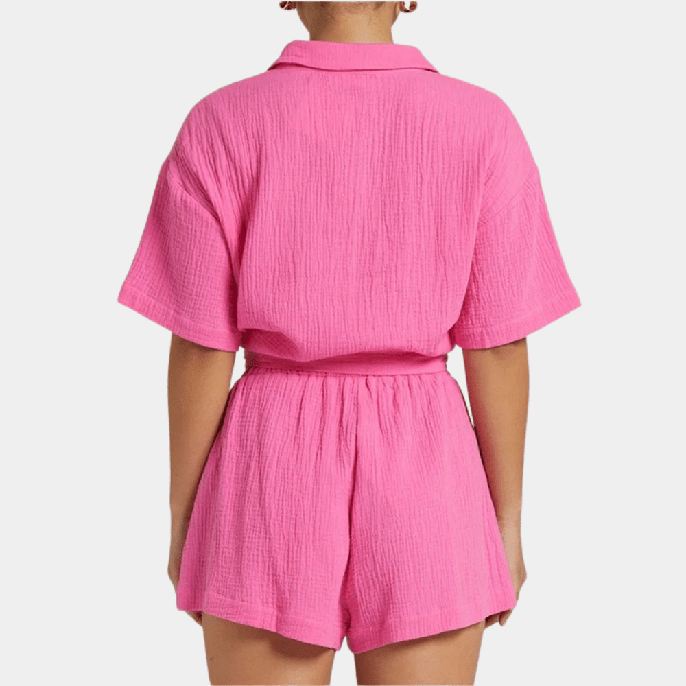 Lucy | Comfortabele Tweedelige Damesset | Zomer Kleding Set - Sorata