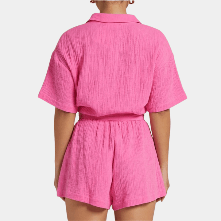 Lucy | Comfortabele Tweedelige Damesset | Zomer Kleding Set - Sorata