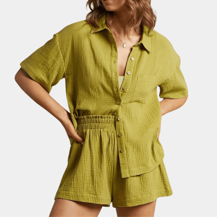 Lucy | Comfortabele Tweedelige Damesset | Zomer Kleding Set - Sorata