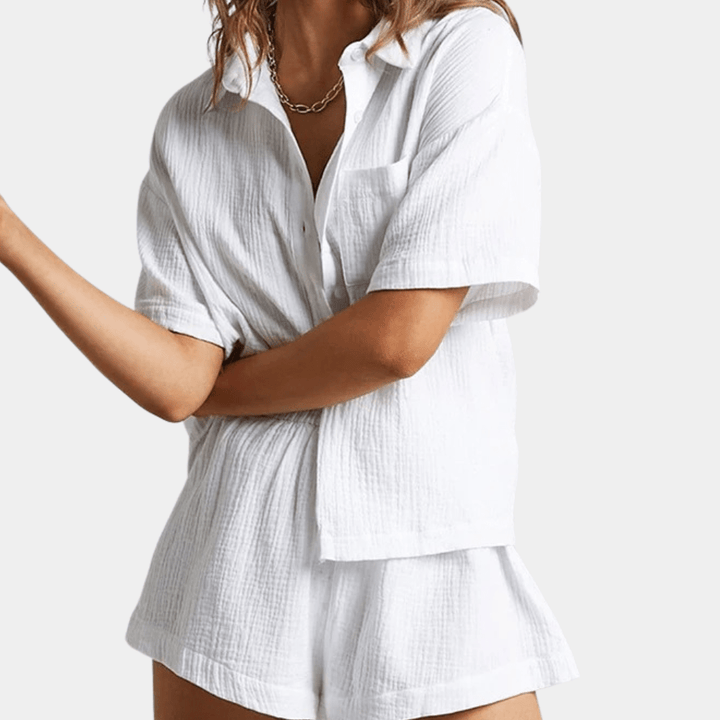 Lucy | Comfortabele Tweedelige Damesset | Zomer Kleding Set - Sorata
