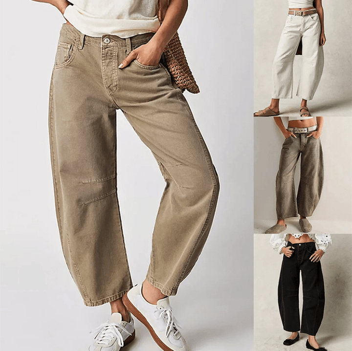 Luisa | Wijde Dames Spijkerbroek | Comfortabele Jeans | Trendy Ontwerp - Sorata