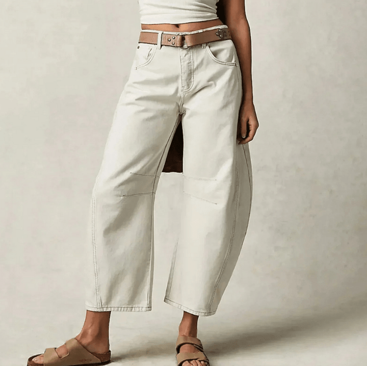 Luisa | Wijde Dames Spijkerbroek | Comfortabele Jeans | Trendy Ontwerp - Sorata