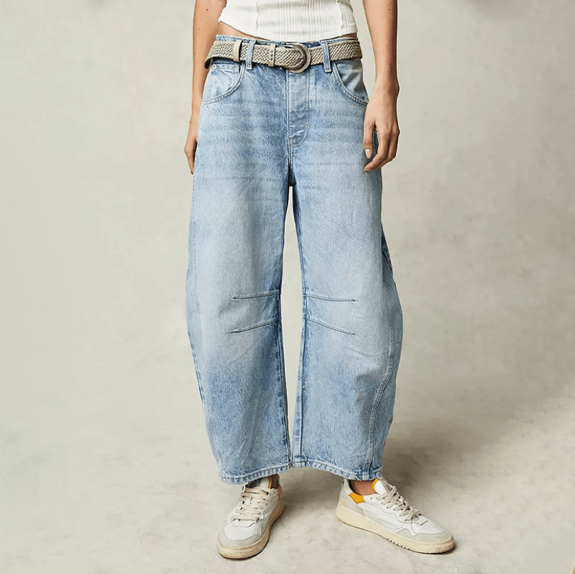 Luisa | Wijde Dames Spijkerbroek | Comfortabele Jeans | Trendy Ontwerp - Sorata