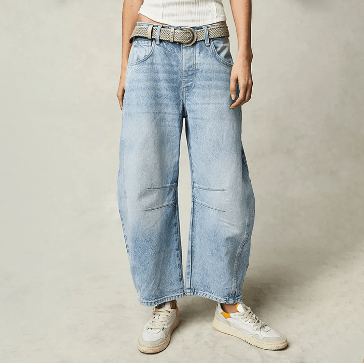 Luisa | Wijde Dames Spijkerbroek | Comfortabele Jeans | Trendy Ontwerp - Sorata