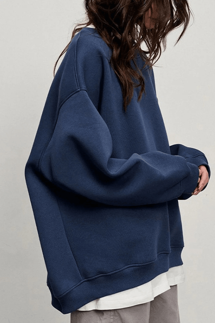 Lulli | Crew Neck Oversized Sweater | Dames Trui | Jumper Vest - Sorata