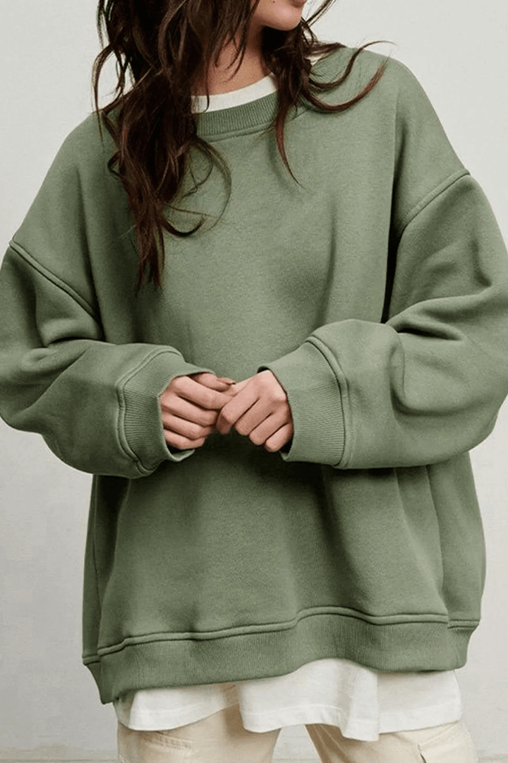 Lulli | Crew Neck Oversized Sweater | Dames Trui | Jumper Vest - Sorata