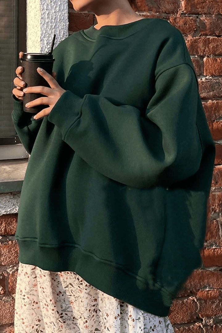 Lulli | Crew Neck Oversized Sweater | Dames Trui | Jumper Vest - Sorata