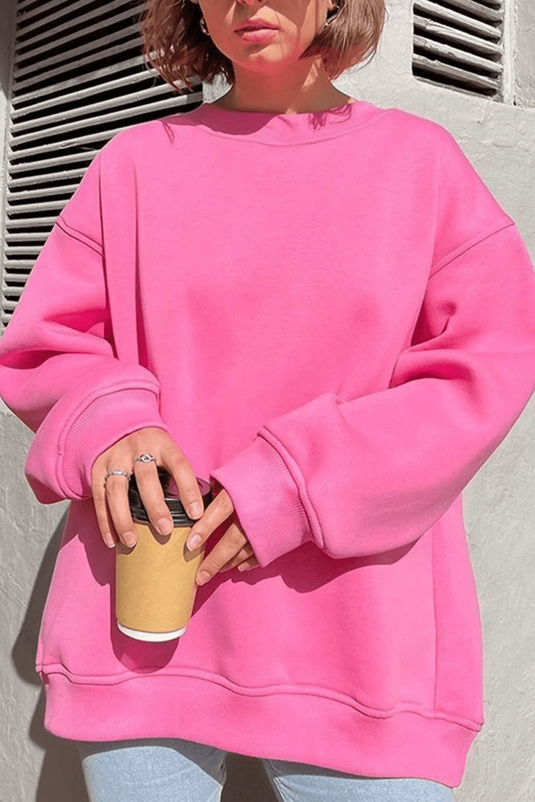 Lulli | Crew Neck Oversized Sweater | Dames Trui | Jumper Vest - Sorata