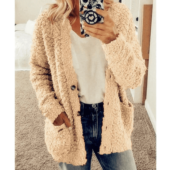 Lulli | Zachte Cardigan | Warme Dames Vest | Pluizige Ontwerp - Sorata