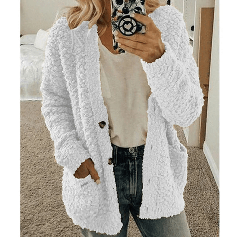 Lulli | Zachte Cardigan | Warme Dames Vest | Pluizige Ontwerp - Sorata