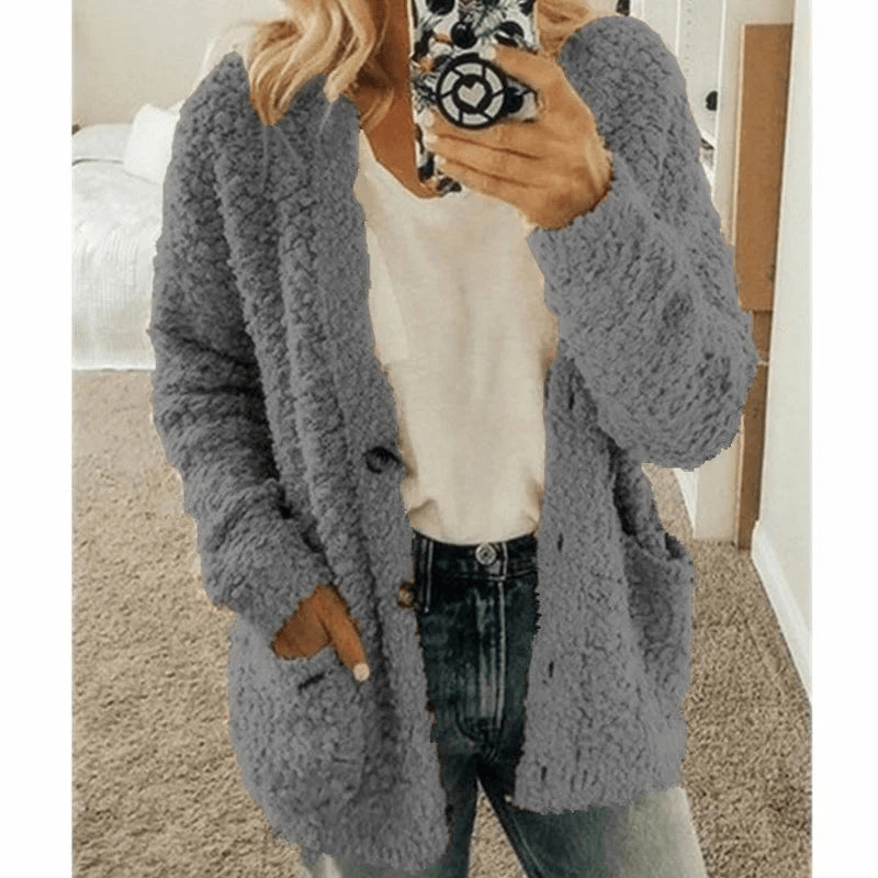 Lulli | Zachte Cardigan | Warme Dames Vest | Pluizige Ontwerp - Sorata