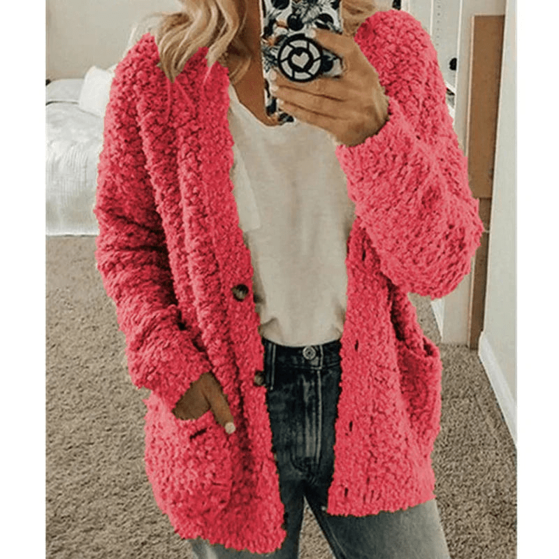 Lulli | Zachte Cardigan | Warme Dames Vest | Pluizige Ontwerp - Sorata