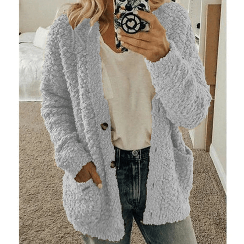 Lulli | Zachte Cardigan | Warme Dames Vest | Pluizige Ontwerp - Sorata