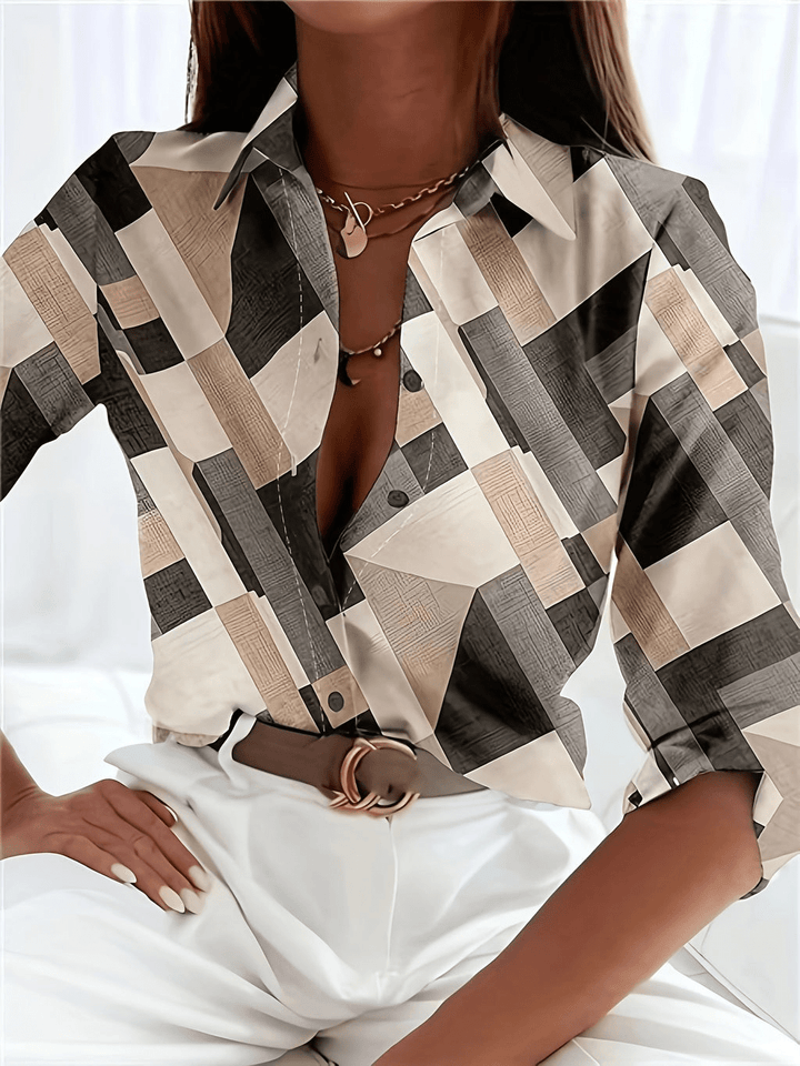Lumi | Stijvolle Dames Blouse | Casual Geruit Overhemd | Voor Elke Gelegenheid - Sorata