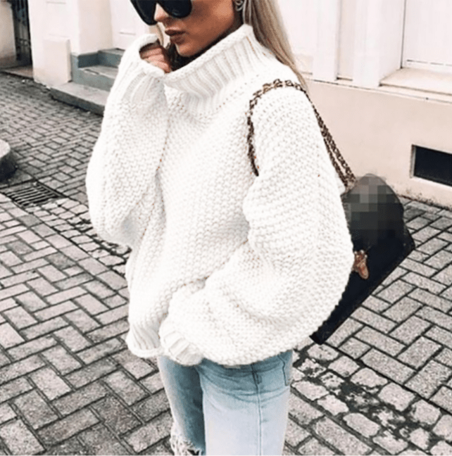 Luna | Oversized Trui | Warme Gebreide Dames Sweater | Jumper Vest - Sorata