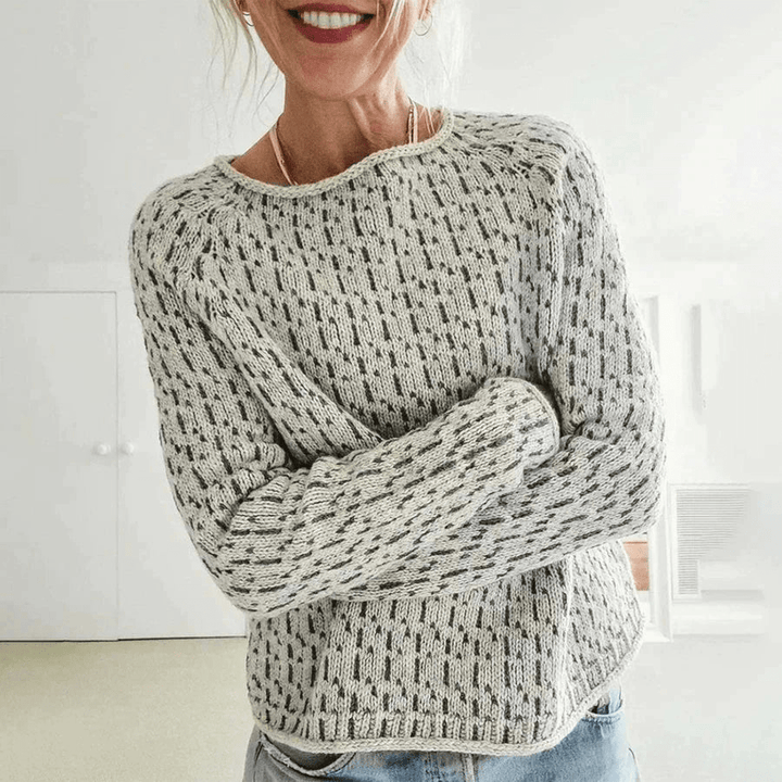 Luni | Elegante Bateau Cotrui | Dames Sweater Trui - Sorata