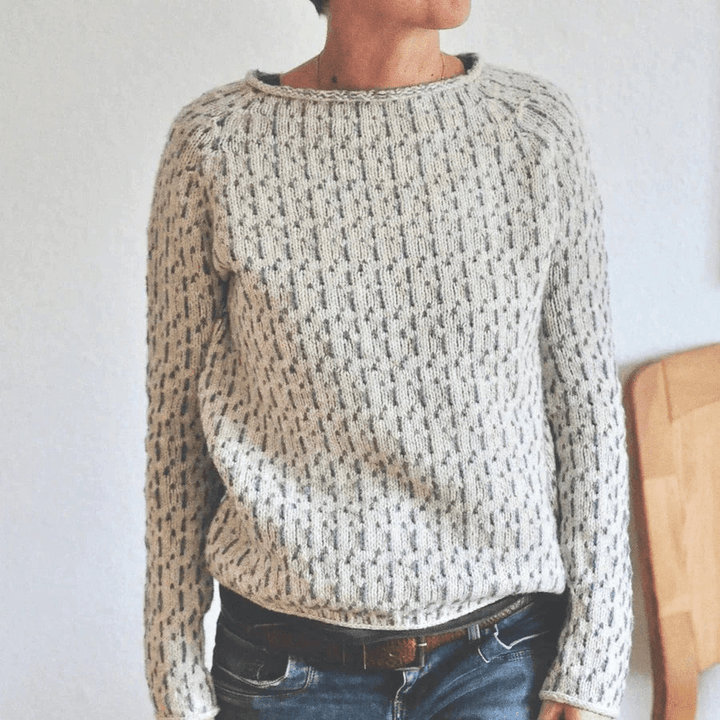 Luni | Elegante Bateau Cotrui | Dames Sweater Trui - Sorata