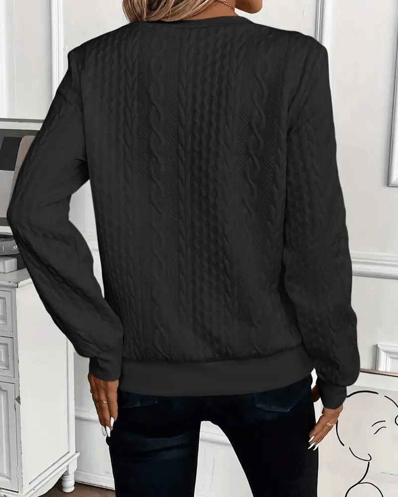 Maaike | Trui Dames | Warme Trui met Rits | Trendy & Comfortabel | Casual Outfit - Sorata