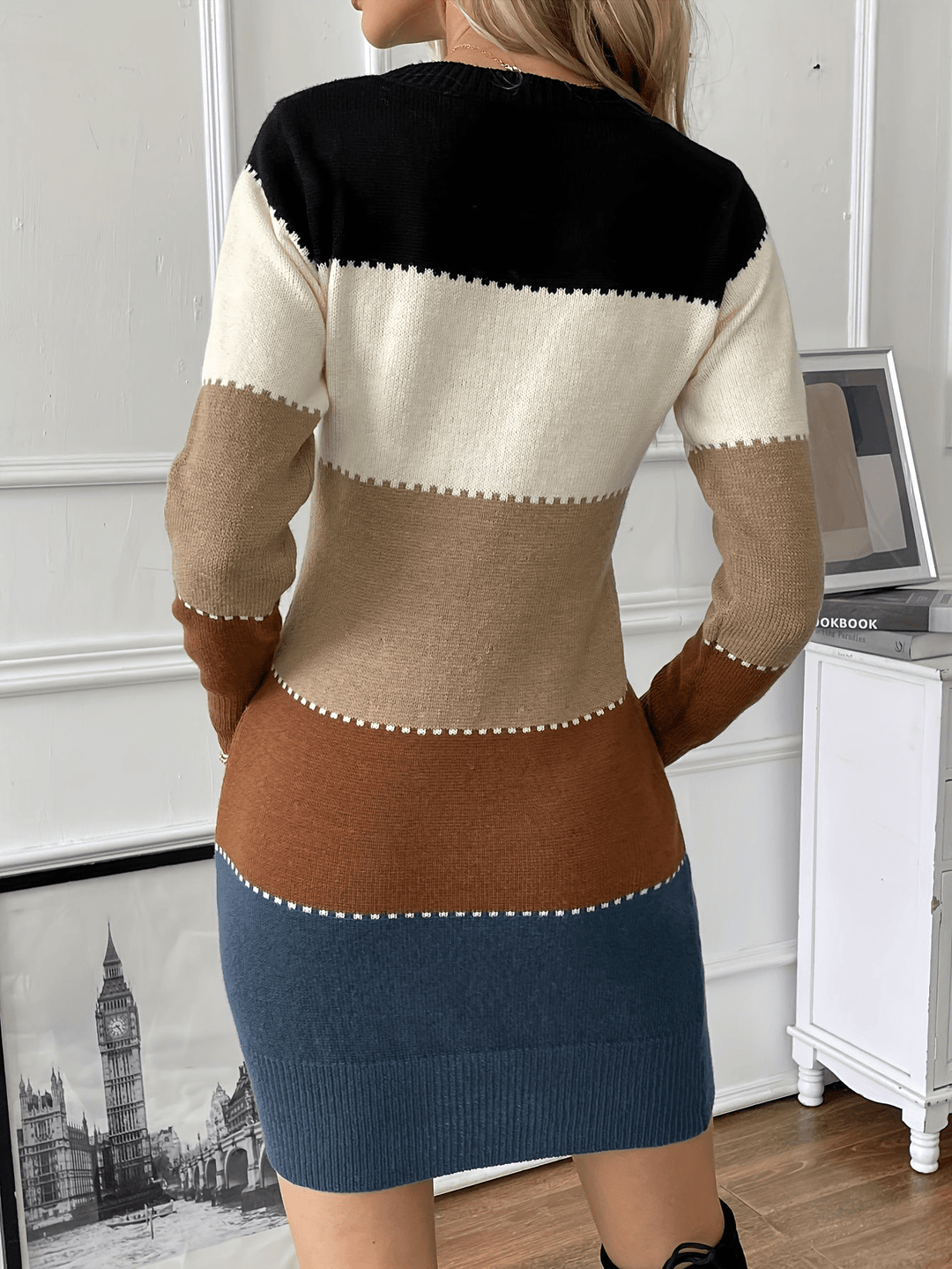 Macey | Stijlvolle Katoenen Dames Jurk | Comfortabel En Klassiek - Sorata