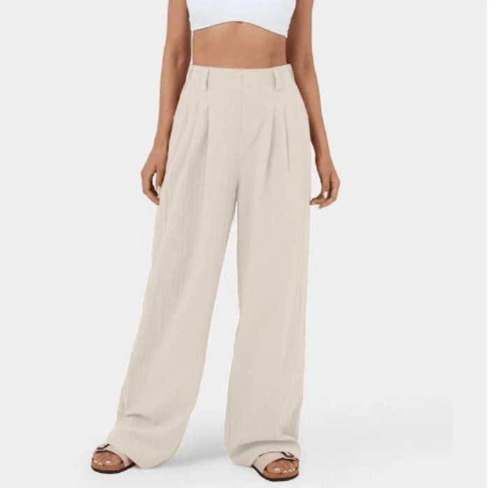 Macy | Elegante Peak Hoge Taille Dames Broek | Licht, Comfortabel & Trendy - Sorata