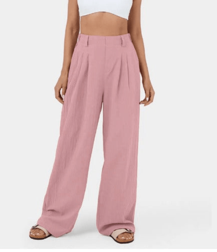 Macy | Elegante Peak Hoge Taille Dames Broek | Licht, Comfortabel & Trendy - Sorata
