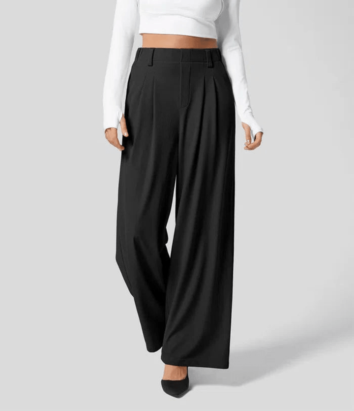 Macy | Elegante Peak Hoge Taille Dames Broek | Licht, Comfortabel & Trendy - Sorata