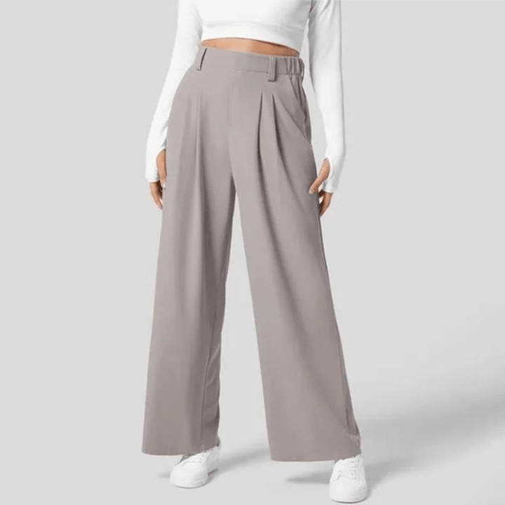 Macy | Elegante Peak Hoge Taille Dames Broek | Licht, Comfortabel & Trendy - Sorata