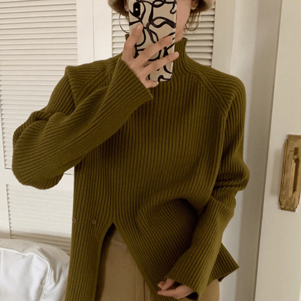 Mallora | Trendy Gebreide Coltrui | Jumper Vest | Dames Sweater - Sorata