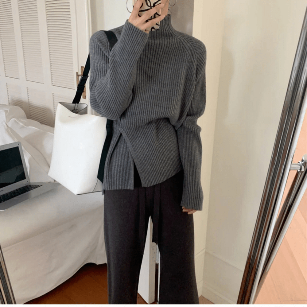 Mallora | Trendy Gebreide Coltrui | Jumper Vest | Dames Sweater - Sorata