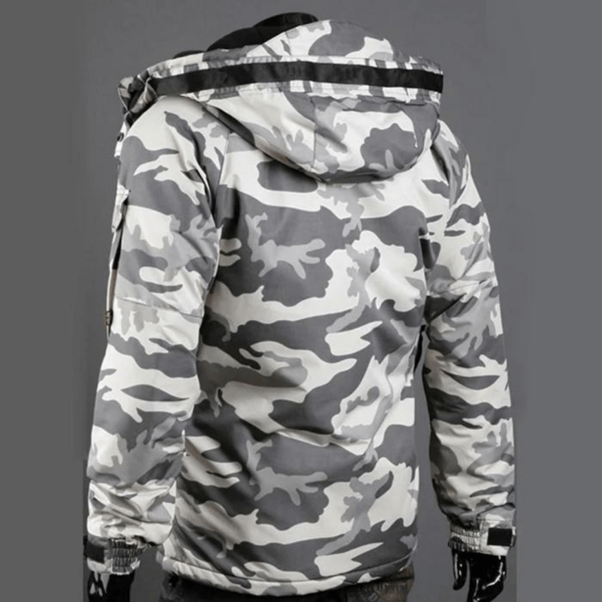 Mansor | Heren Jas | Duurzame Moderne Camouflage Heren Jack - Sorata