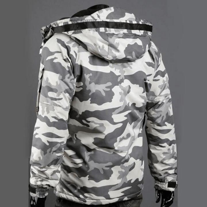 Mansor | Heren Jas | Duurzame Moderne Camouflage Heren Jack - Sorata