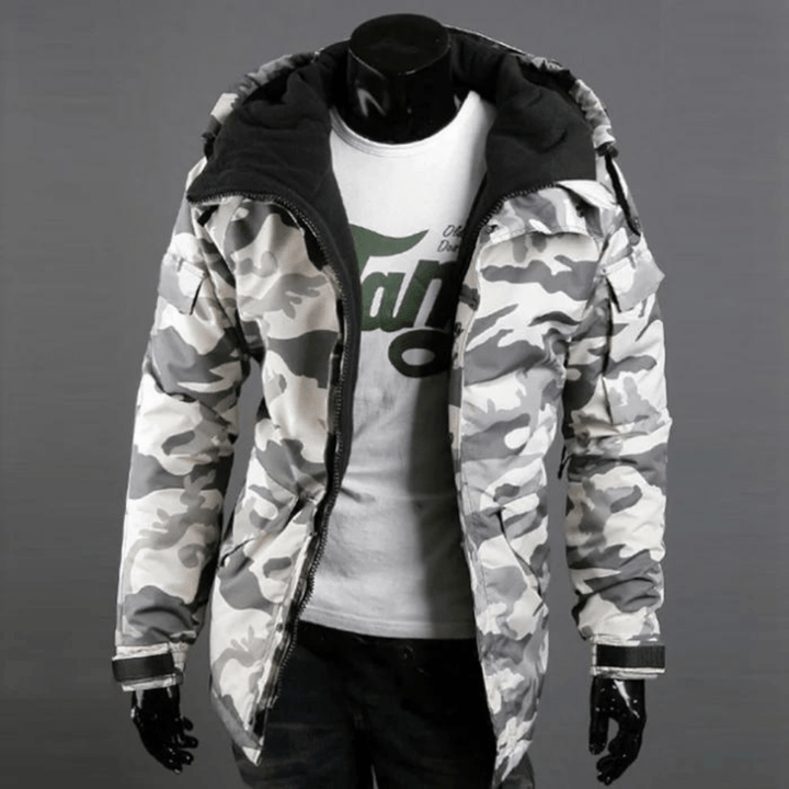 Mansor | Heren Jas | Duurzame Moderne Camouflage Heren Jack - Sorata