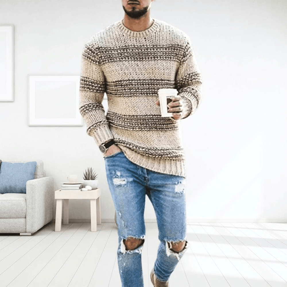 Marco | Heren Trui | Gebreide Trui | Warm & Trendy - Sorata