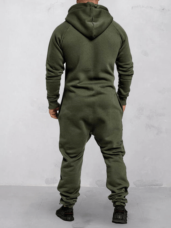 Marijn | Comfortabele Sportieve Heren Jumpsuit met Capuchon - Sorata