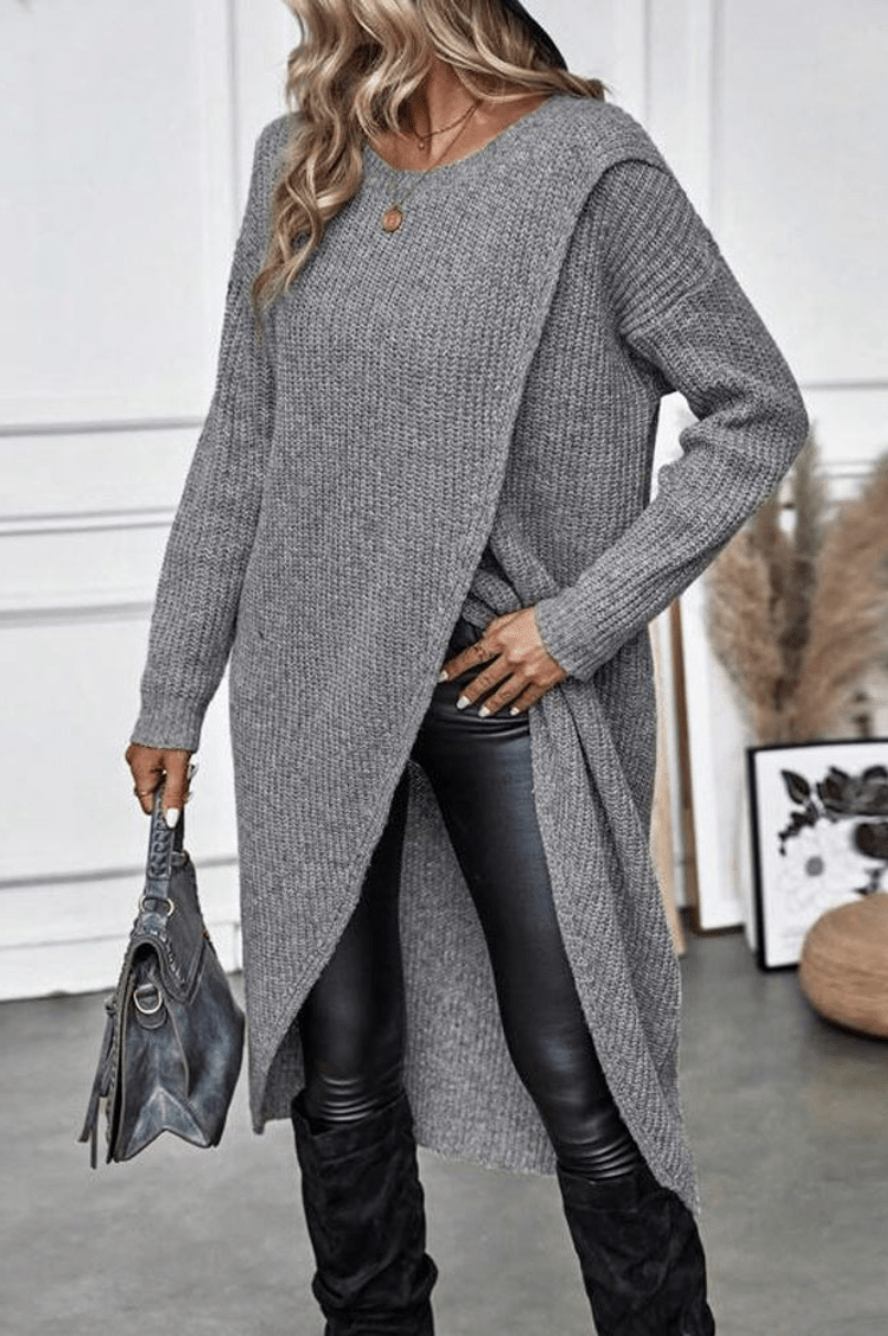 Marlene | Dames Lange Gebreide Trui | Comfortabel & Trendy - Sorata