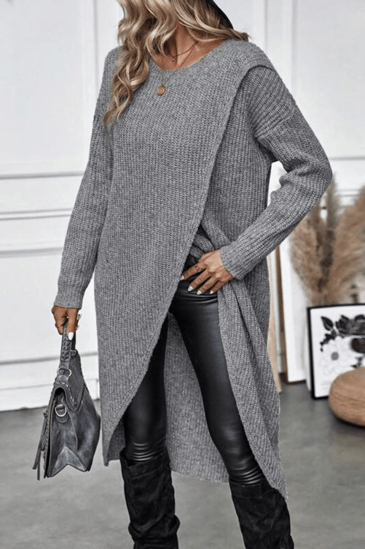Marlene | Dames Lange Gebreide Trui | Comfortabel & Trendy - Sorata