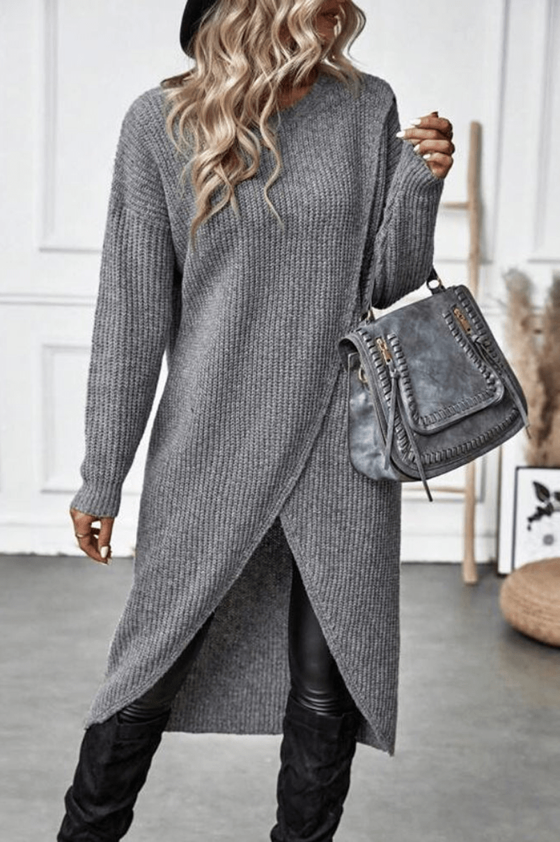 Marlene | Dames Lange Gebreide Trui | Comfortabel & Trendy - Sorata
