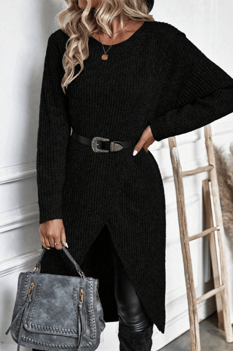 Marlene | Dames Lange Gebreide Trui | Comfortabel & Trendy - Sorata