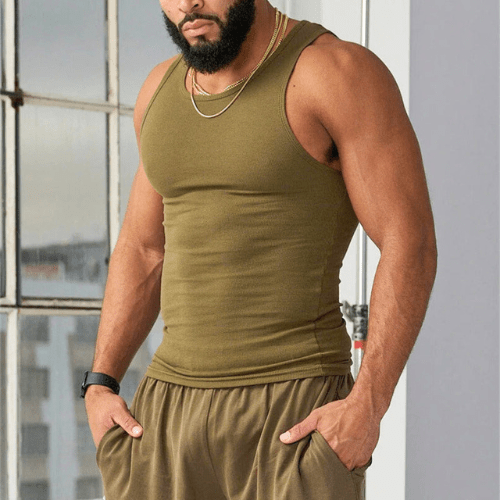 Marlon - Mouwloze Fit T-Shirt Heren - Comfortabel En Sneldrogend Materiaal - Sorata