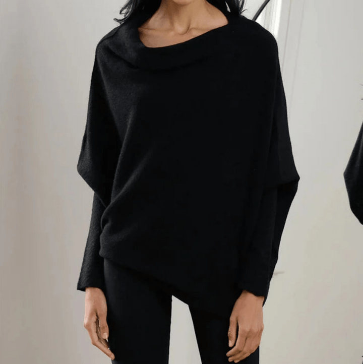 Mary | Asymmetrische Gedrapeerde Dames Trui | Comfortabel & Trendy - Sorata