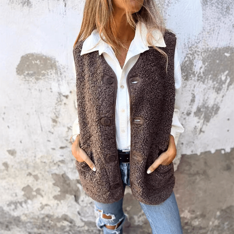 Maxime | Dames Kleding | Trendy Warme Gilet Voor Dames | Stijlvol in de Winter - Sorata