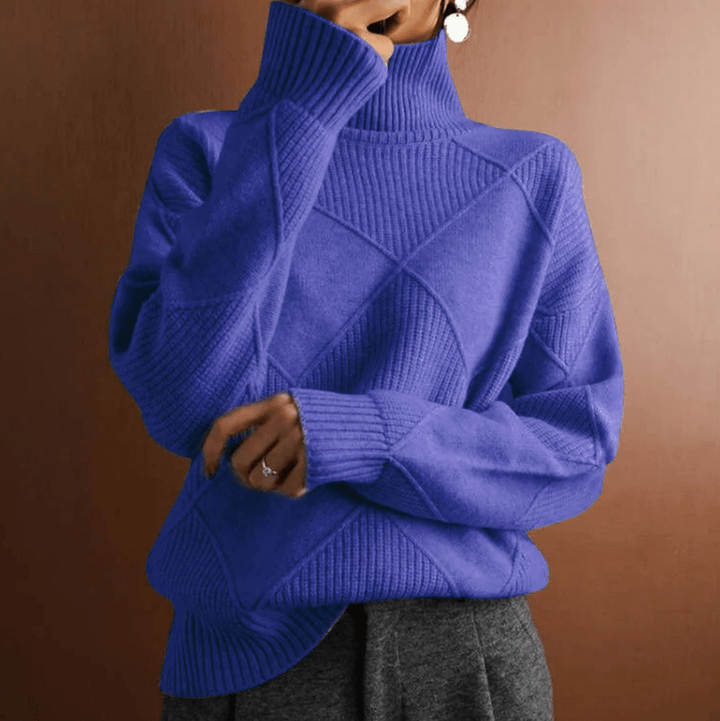 Maxime | Trendy & Casual Dames Oversized Coltrui | Comfortabele Dames Trui - Sorata